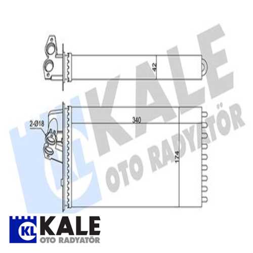 KALORİFER RADYATÖRÜ MERCEDES V-CLASS 638/2 96>03 VITO 96>03