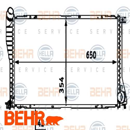 SU RADYATÖRÜ  M47-M57-M67 E38-E39 98-03