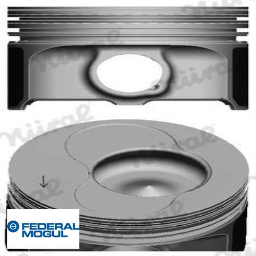 VW CADDY VW PISTON+SEGMAN 22 Ø (3-4 SILINDIR) (81 mm)