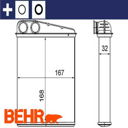 KALORIFER RADYATÖRÜ  BM CLIO III / MODUS 03- Ürün Görseli