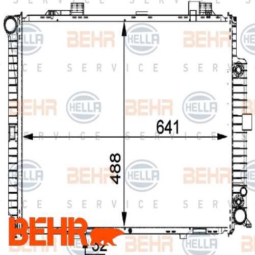 SU RADYATÖRÜ  OM606-M119-113 W210 95-02