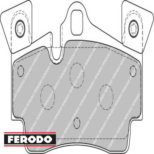 VW TOUAREG-Q7-CAYENNE VW FREN BALATASI ARKA GDB1652 Ürün Görseli