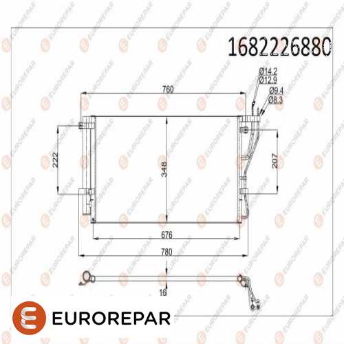 KLIMA RADYATÖRÜ  BNZ CARENS 06-13