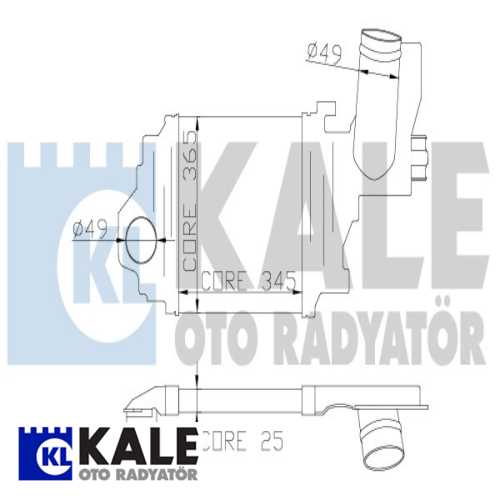 RENAULT CLIO II RENAULT TURBO RADYATÖRÜ INTERCOOLER Ürün Görseli