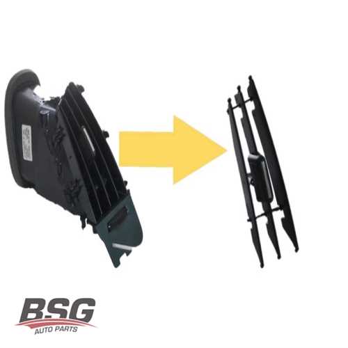 KALORIFER HAVALANDIRMA MUZULU IZGARA ÖN PERDESI ORTANIN SAGI  BM ASTRA J 10- Ürün Görseli