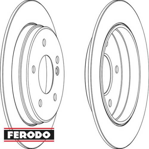 MERCEDES W202 MERCEDES FREN DISKI ARKA TAKIM