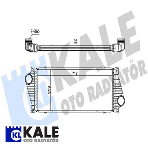 VW LT-SPRINTER VW TURBO RADYATÖRÜ 8ML 376 700-621