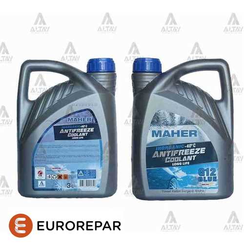 UNI TÜM ARAÇLAR UNI ANTIFRIZ MAVI / INORGANIK / 60°C /3 LT / KONSANTRE KOLI IÇI ADET:4 Ürün Görseli