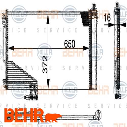 KLIMA RADYATÖRÜ  BM W203-209 01-04 Ürün Görseli