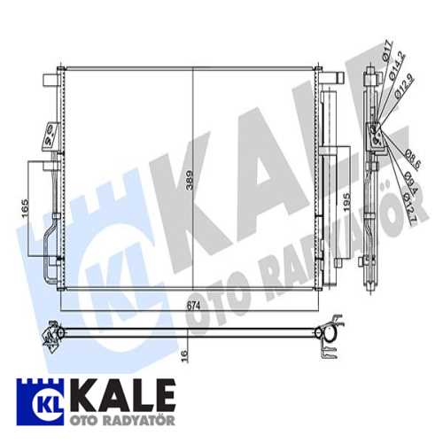 KORE TUCSON / SPORTAGE KORE KLIMA RADYATÖRÜ