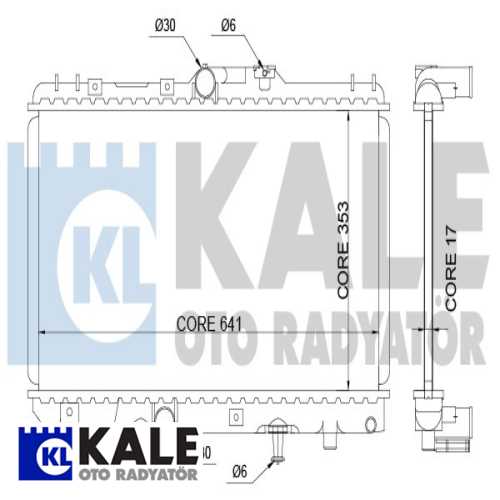 JAPON COROLLA (E10, E11) JAPON SU RADYATÖRÜ AT Ürün Görseli