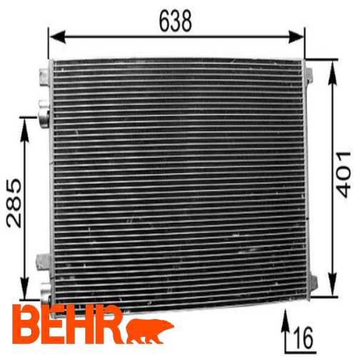 KLIMA RADYATÖRÜ  1,5-1.9 dCi MEGANE II Estate (KM0/1_) 03- Ürün Görseli