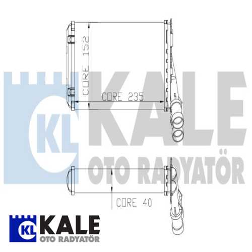 PSA PARTNER/BERLINGO/306 PSA KALORIFER RADYATÖRÜ 319100