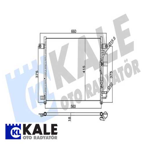 OPEL KALOS AVEO OPEL KLIMA RADYATÖRÜ AL/PL/BRZ