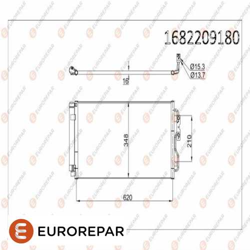 KLIMA RADYATÖRÜ  BM F20-F20 LCI-F21-F21 LCI-F22-F22 LCI-2F87-F30-F30 LCI-F31-F31 LCI-F34-F35-F35 LCI-4F32-F33-F36 Gran Coupe 10-18