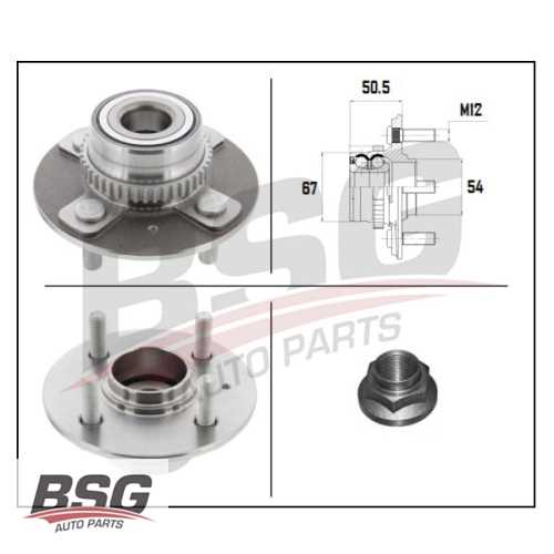 PORYA ARKA RULMANLI ABSLI BENZIN-DIZEL ACCENT MIL/ACCENT ADM 00-05 Ürün Görseli