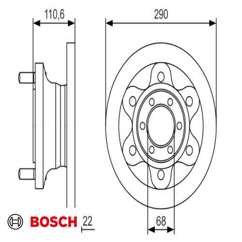 FREN DISKI  BM IVECO DAILY II-III 89-