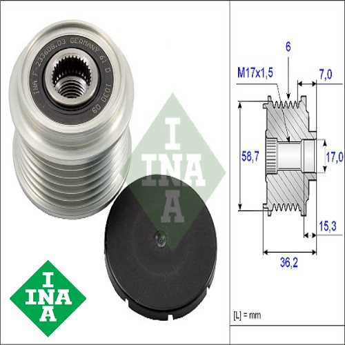 FORD CONNECT FORD ALTERNATÖR KASNAGI RULMANLI