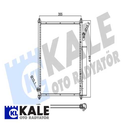 JAPON JAZZ (GD) JAPON KLIMA RADYATÖRÜ 337X398X16