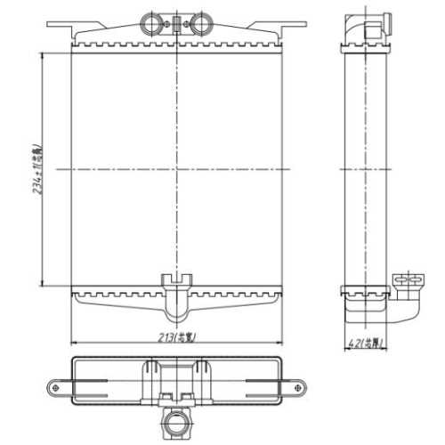 KALORİFER RADYATÖRÜ MERCEDES S-CLASS W140 1991>1998 Ürün Görseli