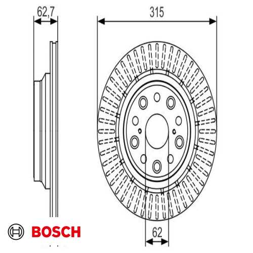 FREN DISKI ÖN  BENZIN LS (_F4_) 2006- Ürün Görseli