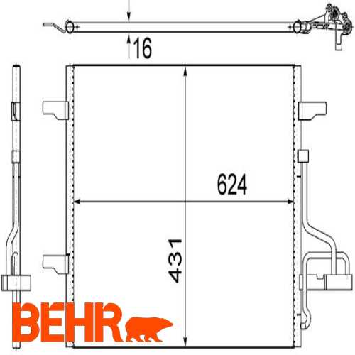 KLIMA RADYATÖRÜ  BM KUGA 08-