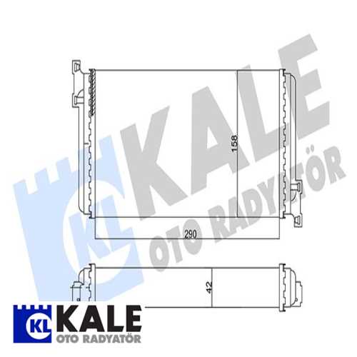 MERCEDES 201 MERCEDES KALORIFER RADYATÖRÜ