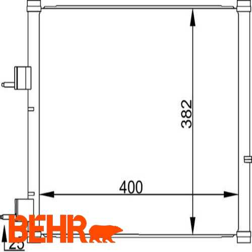 KLIMA RADYATÖRÜ  BM FORD KA 97-