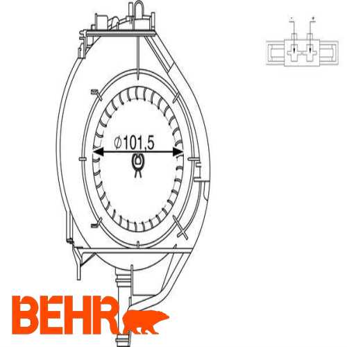 KALORIFER MOTORU  BM A6 08-11