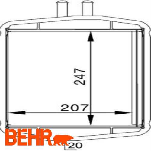 KALORIFER RADYATÖRÜ  BM FIESTA / KA 96-08 Ürün Görseli