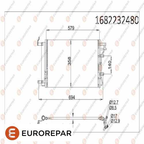 KLIMA RADYATÖRÜ  BM CERATO 04-09 Ürün Görseli