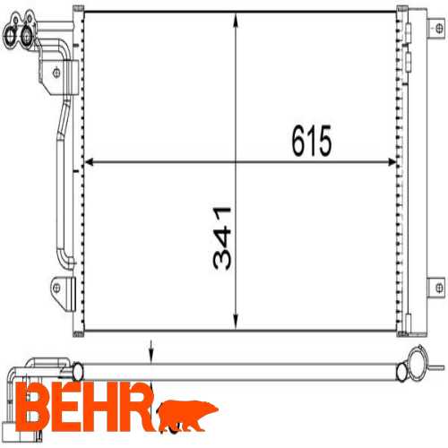 KLIMA RADYATÖRÜ 8FC 351 309-131 BM POLO-CORDOBA-IBIZA-FABIA-A1 10-