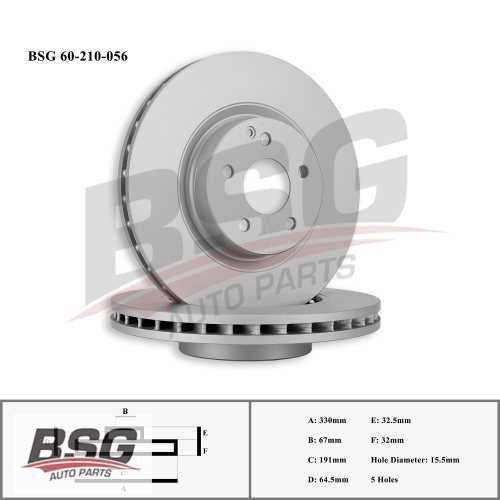 FREN DISKI ÖN  BM 211-219-204 GLK 2002-2011 Ürün Görseli