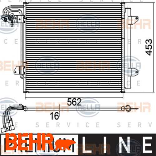 KLIMA RADYATÖRÜ  BM CADDY-TOURAN 04- Ürün Görseli