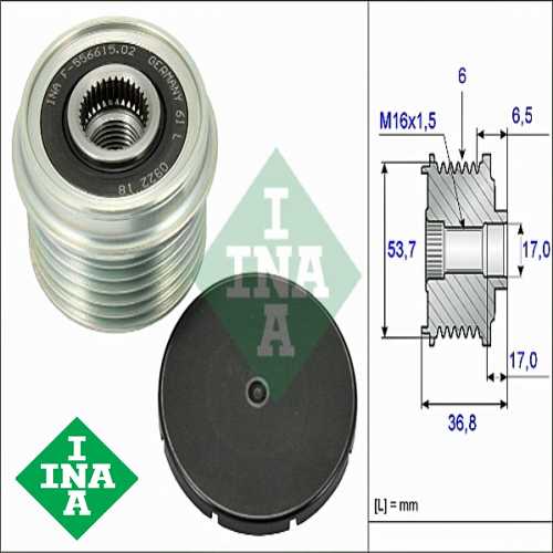 FORD MONDEO FORD ALTERNATÖR KASNAGI (53,7MM-36,8MM-17MM) Ürün Görseli