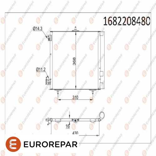 KLIMA RADYATOR  B.M 207/208/2008/C3/DS3 07-