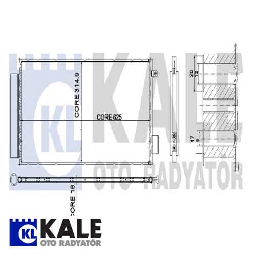 FIAT EGEA FIAT KLIMA RADYATÖRÜ KONDENSER