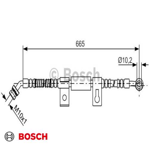 FREN HORTUMU ÖN SAG  BENZIN-DIZEL SORENTO 2002- Ürün Görseli