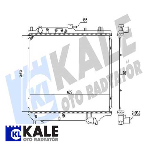 JAPON 323 (BG) HB 5 Kapi JAPON SU RADYATÖRÜ 350X628X16 Ürün Görseli