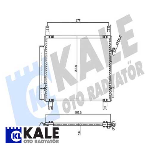JAPON YARIS JAPON KLIMA RADYATÖRÜ Ürün Görseli