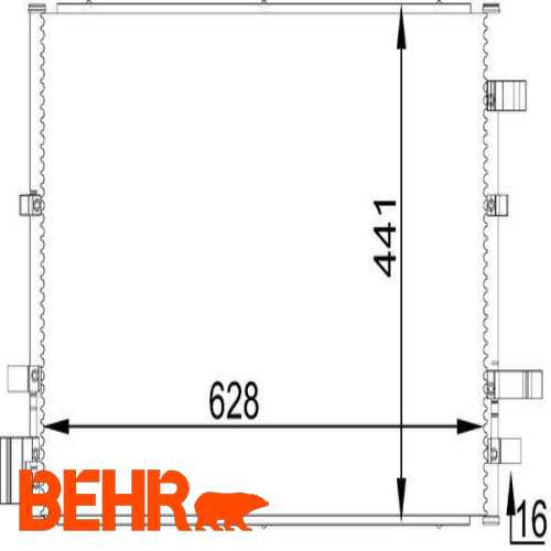 KLIMA RADYATÖRÜ 5 ILERI OTOM SANZ 2,0 TDCI MONDEO 01-07
