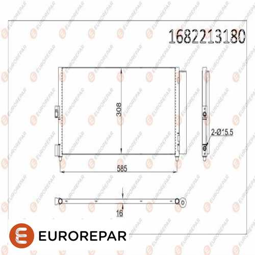 KLIMA RADYATÖRÜ  1,3-1,9 DOBLO/PUNTO/IDEA 01-