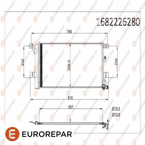 KLIMA RADYATÖRÜ 8FC 351 009-581 BM A4-A5-A6-A7 15-