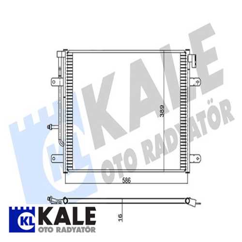 VW A4 VW KLIMA RADYATÖRÜ 8FC 351 343-334
