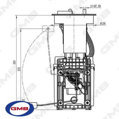 VW PASSAT-A4 VW YAKIT POMPASI SAMANDIRALI / 228-233-002-009Z Ürün Görseli