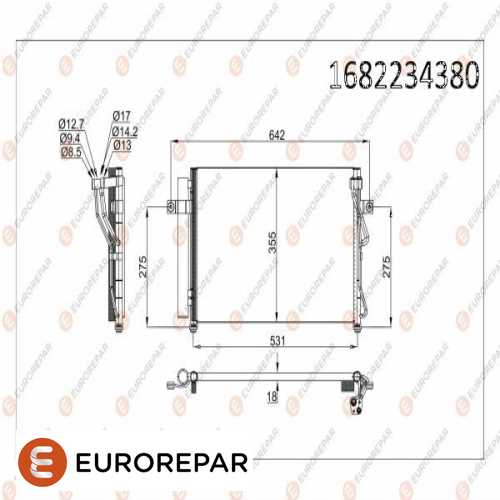 KLIMA RADYATÖRÜ  1,5 DIZEL GETZ 2002- Ürün Görseli