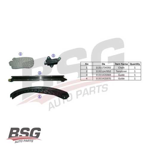 EKSANTRIK ZINCIR SETI ZINCIR-2 KIZAK-ZINCIR GERGISI M43 E36-E46 94-01 Ürün Görseli