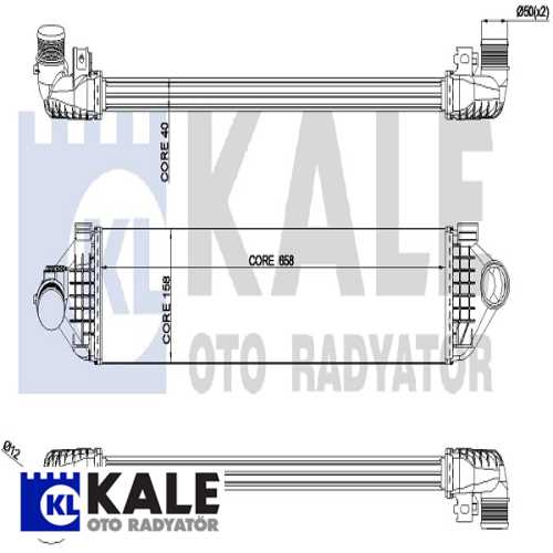 FORD MONDEO/S60/S80/V40/V60/V70 III FORD TURBO RADYATÖRÜ 31305102/31338845 Ürün Görseli