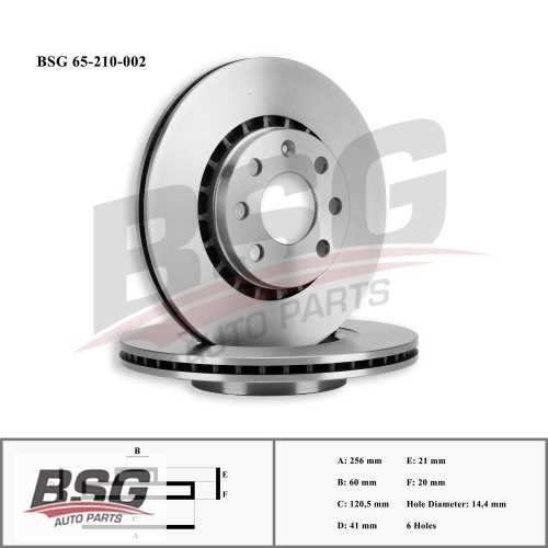 FREN DISKI ÖN ADET 256X20 1.6-1.8 ASTRA F CORSA B VECTRA A 91-95 Ürün Görseli