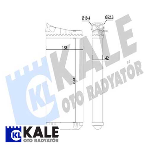 OPEL OMEGA B OPEL KALORIFER RADYATÖRÜ